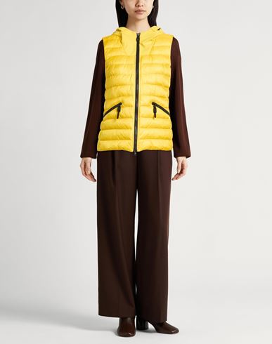 Woman Vest Yellow Size 6 Polyamide