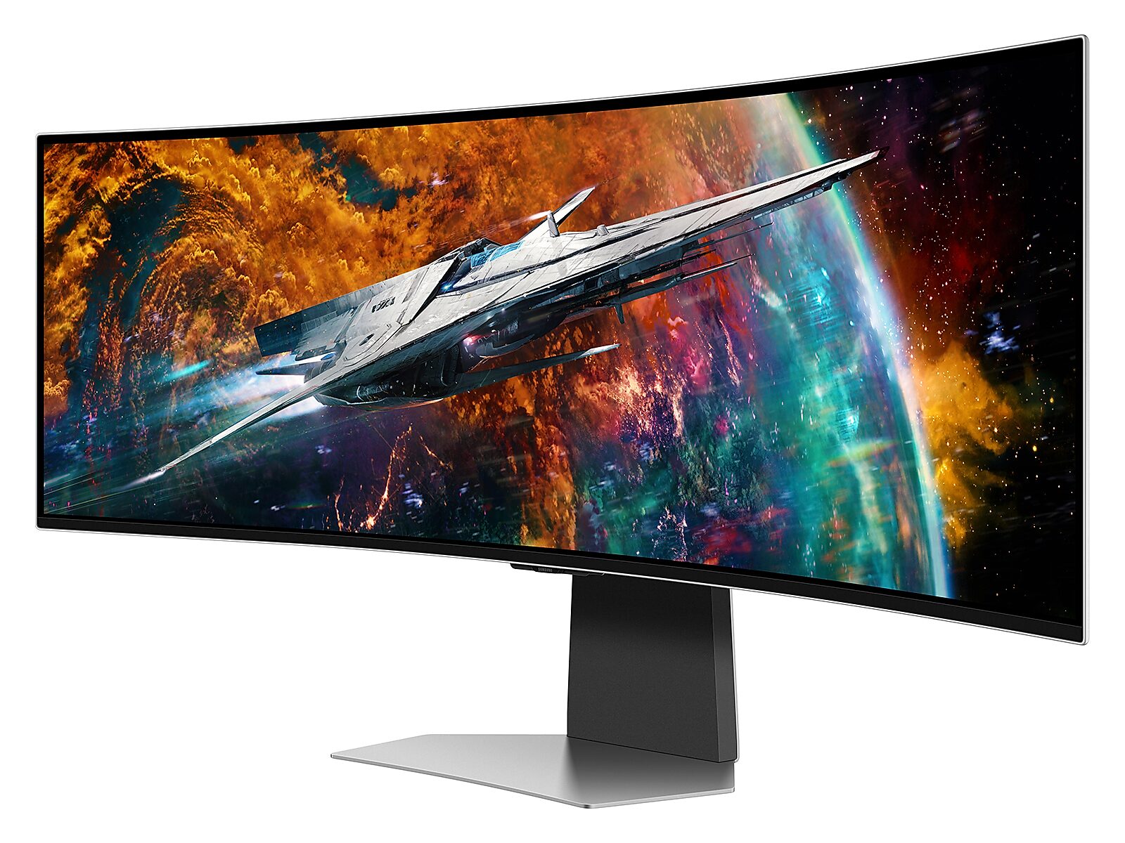 49" Odyssey OLED G9 in silver (G95SC) DQHD 240Hz 0.03ms G-Sync Compatible Curved Smart Gaming Monitor(LS49CG954SNXZA)