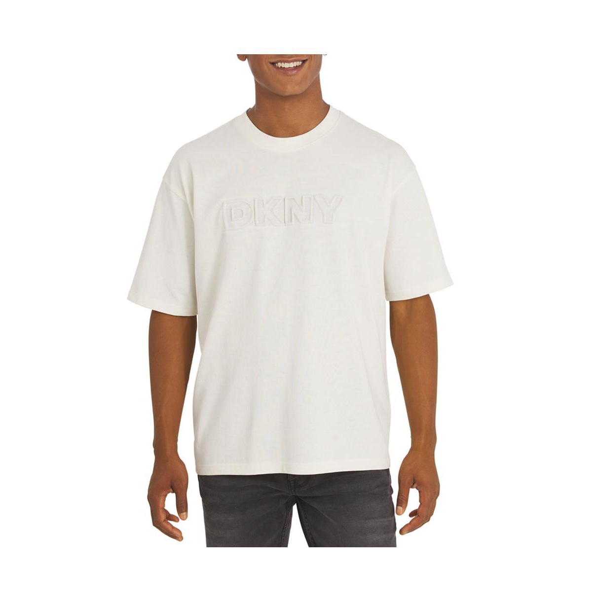 Men's Logo Embossed Cotton Jersey Tee - Tofu