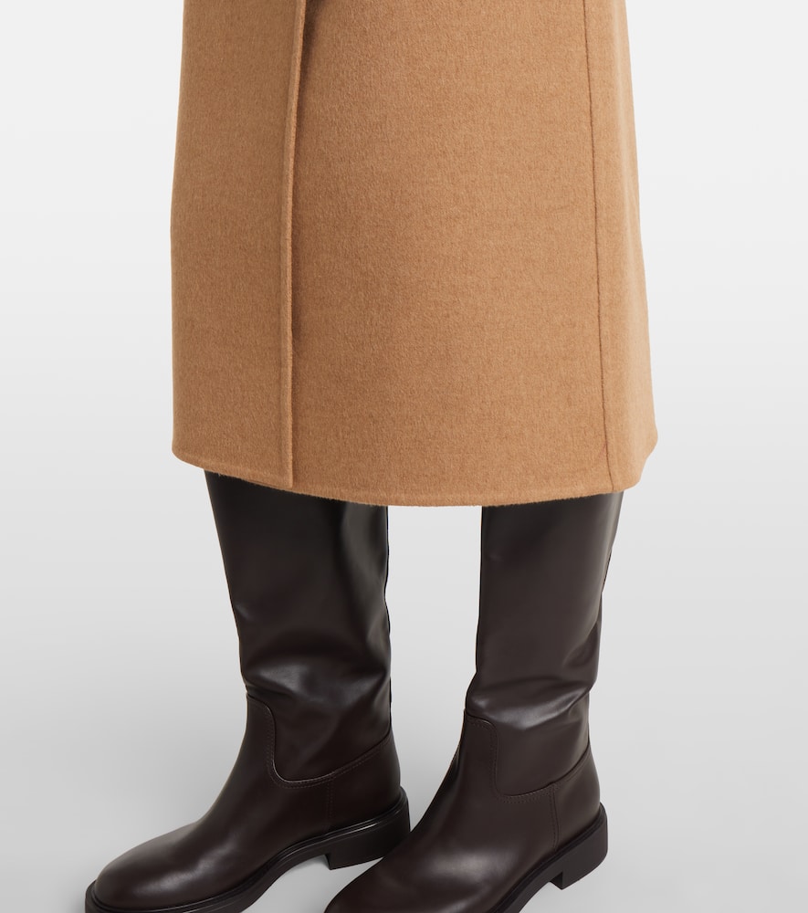 Curzio wool wrap skirt