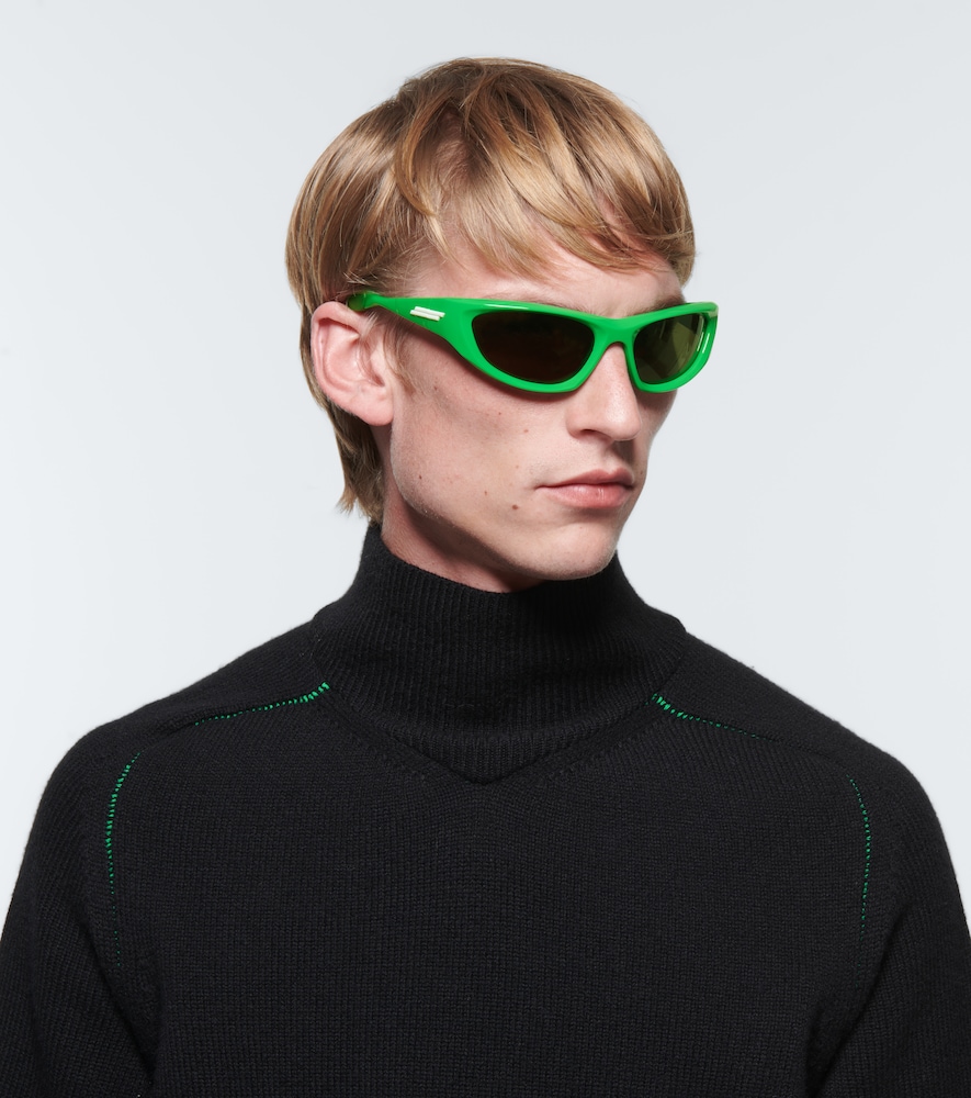 Bottega Veneta Cone Wraparound sunglasses