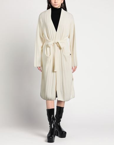 Woman Cardigan Ivory Size M Cashmere