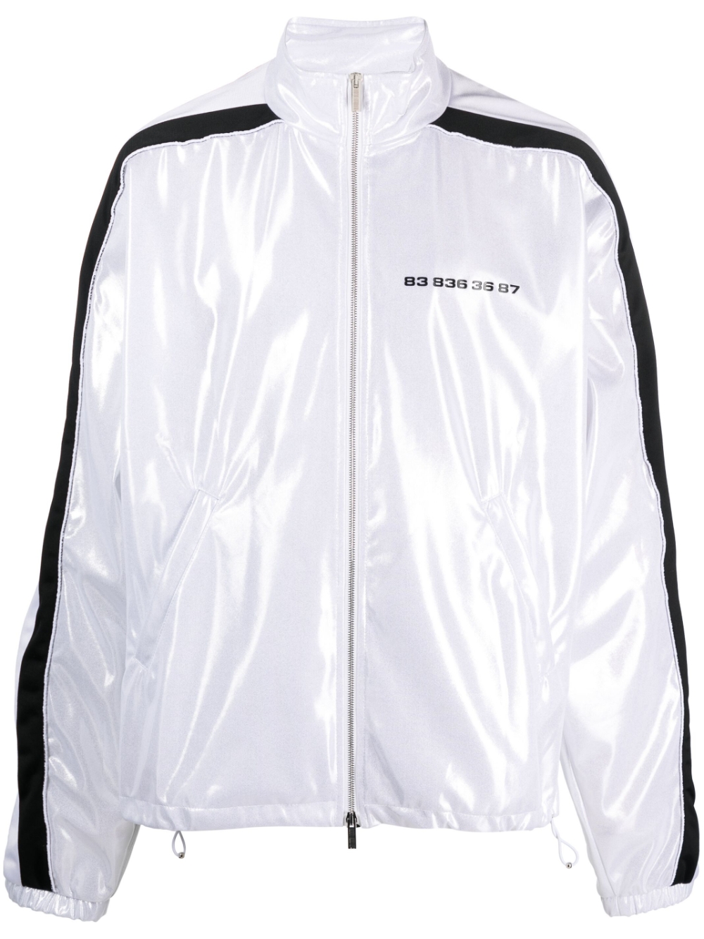 Zip-up track jacket - Silver