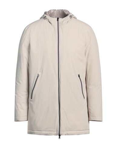 Herno Man Jacket Beige Size 38 Polyamide, Elastane