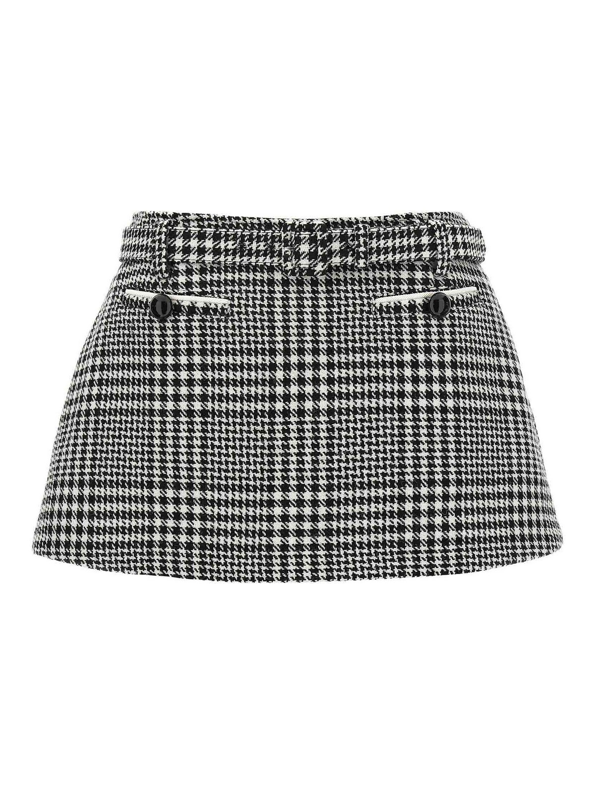 Boucl Wool Skirt