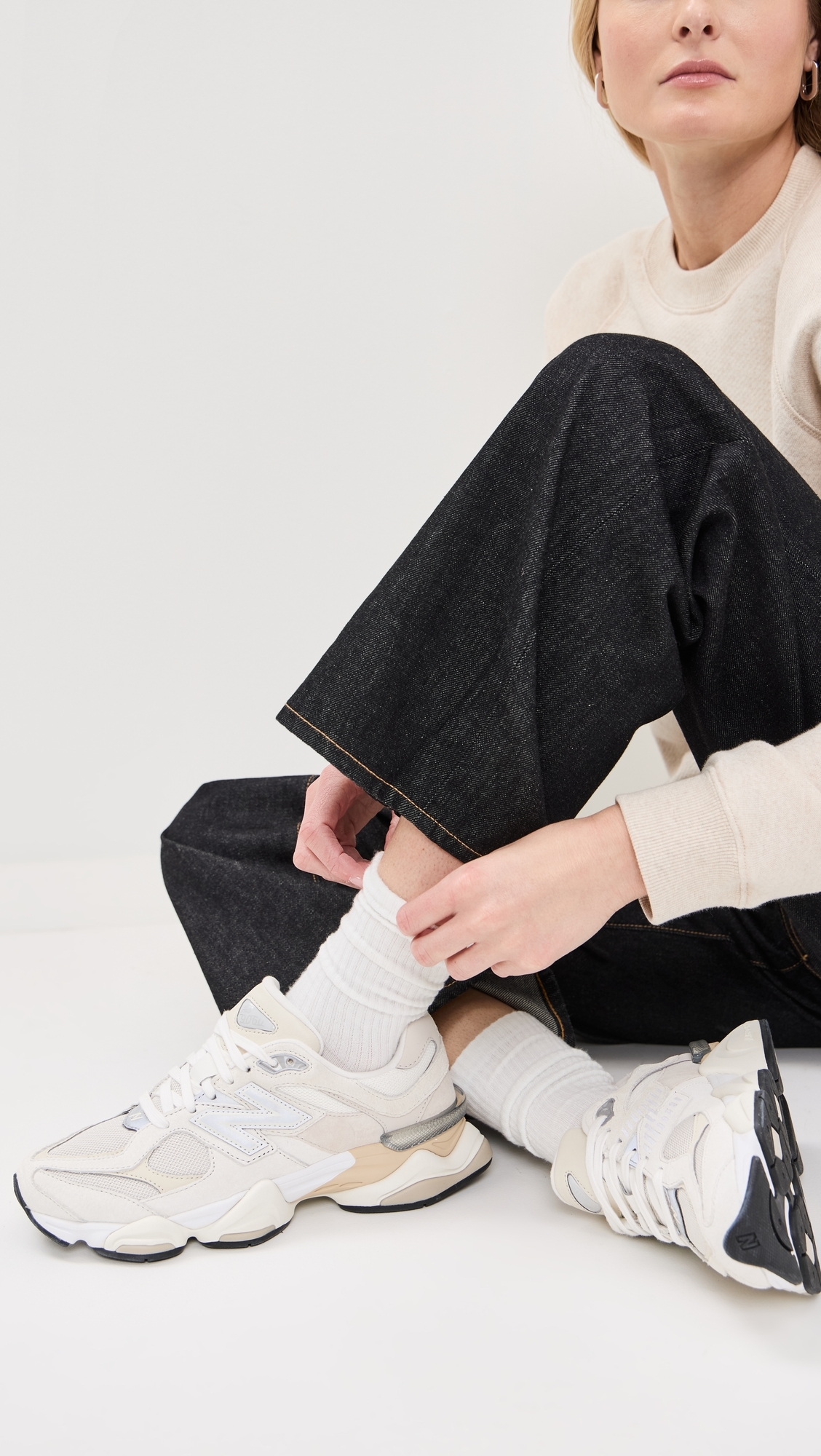 9060 Sneakers White/Beige W