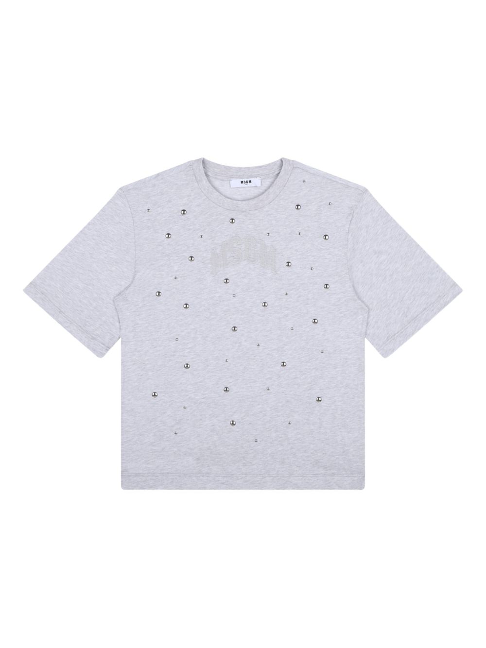 MSGM Kids cotton T-shirt - Grey