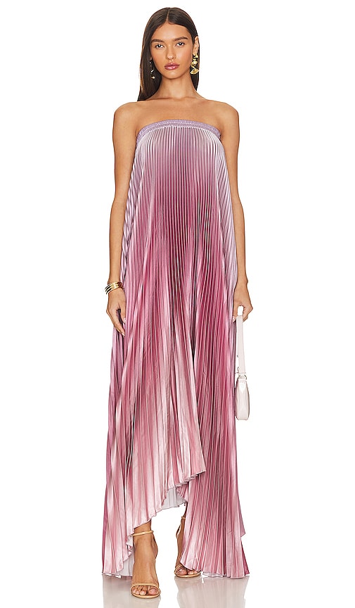 L'IDEE ROBE DE SOIRÉE BISOUS en Mauve.  6/XS. Also en