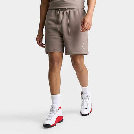 Men's Brooklyn Varsity Fleece Shorts in Olive Grey/Sail