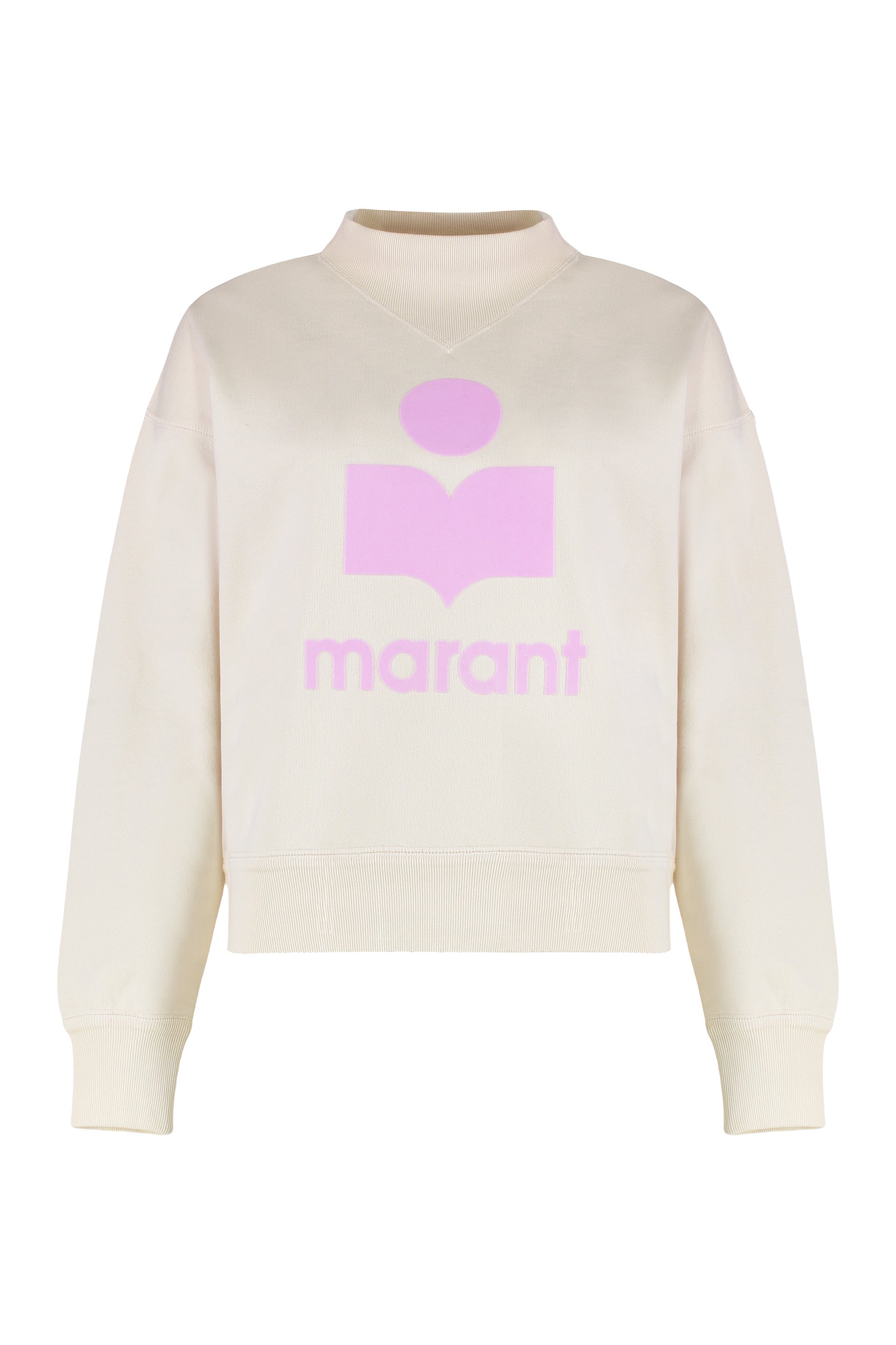 Logo Graphic Cotton Crewneck Sweatshirt