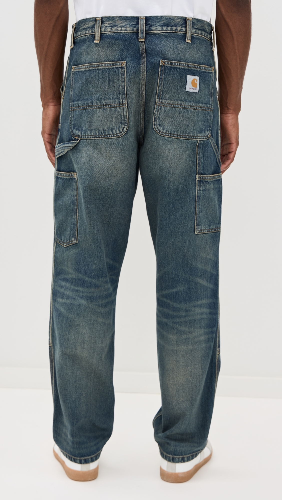 Double Knee Pants Blue