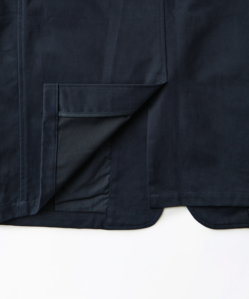 HIGH DENSITY COTTON CLASSIC 3BUTTON JACKET_NAVY