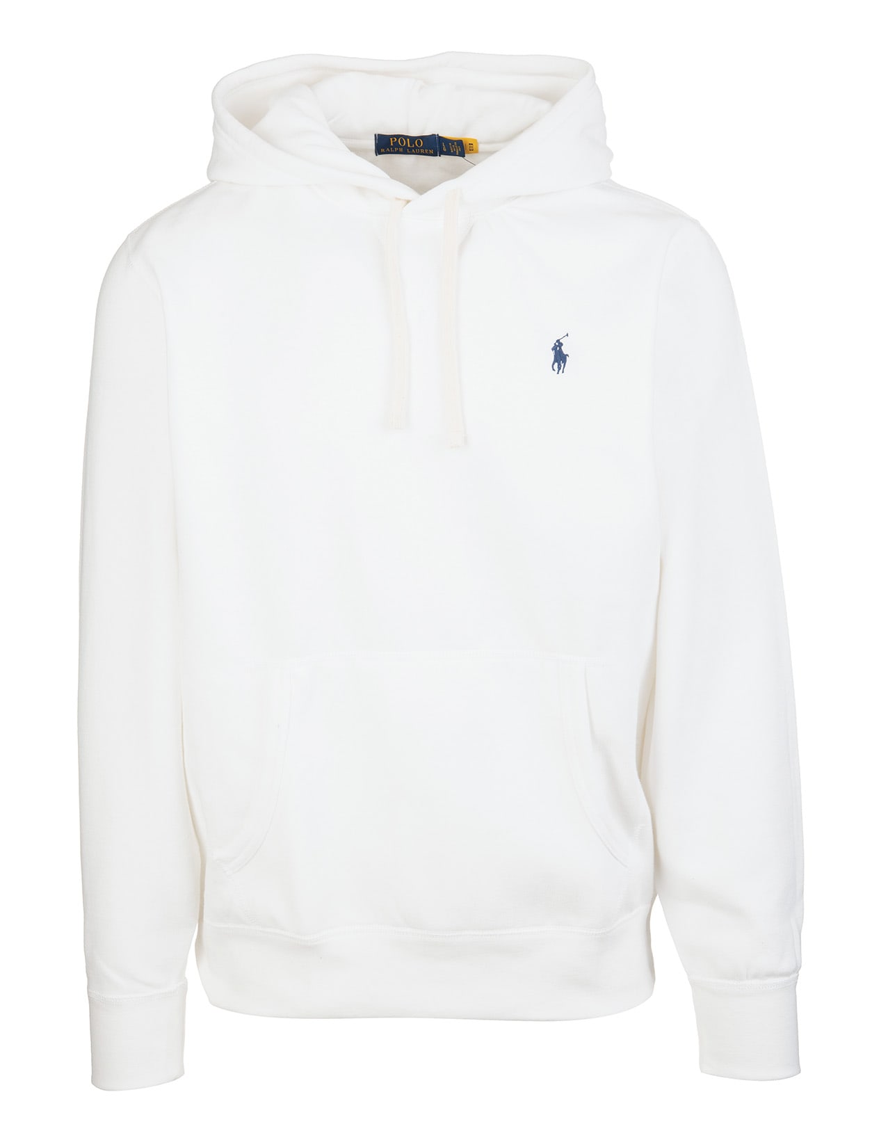 Embroidered logo relaxed-fit hoodie