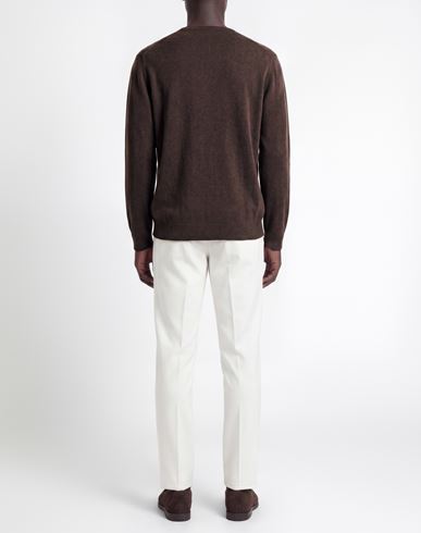 Man Sweater Dark brown Size XXL Merino Wool, Cashmere