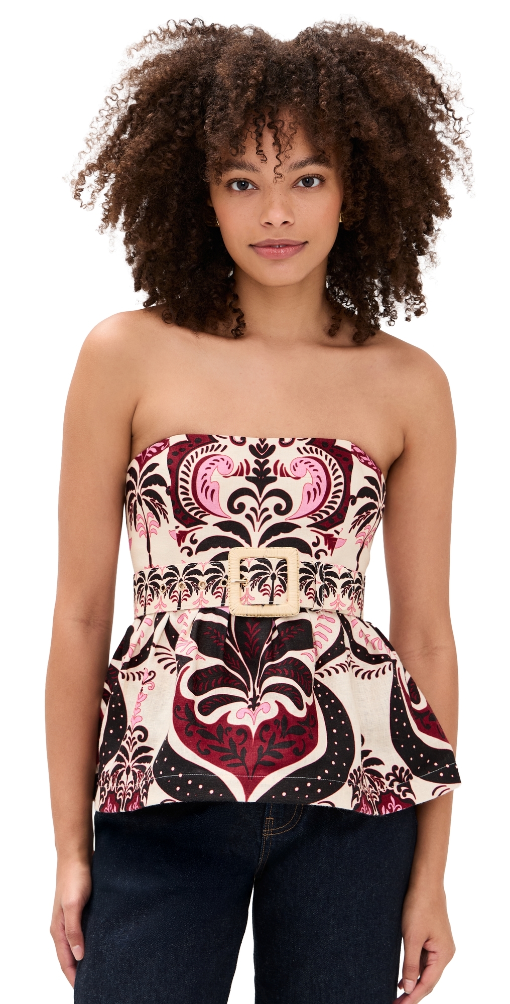 Tilda Top Palm Pavillion Ivory