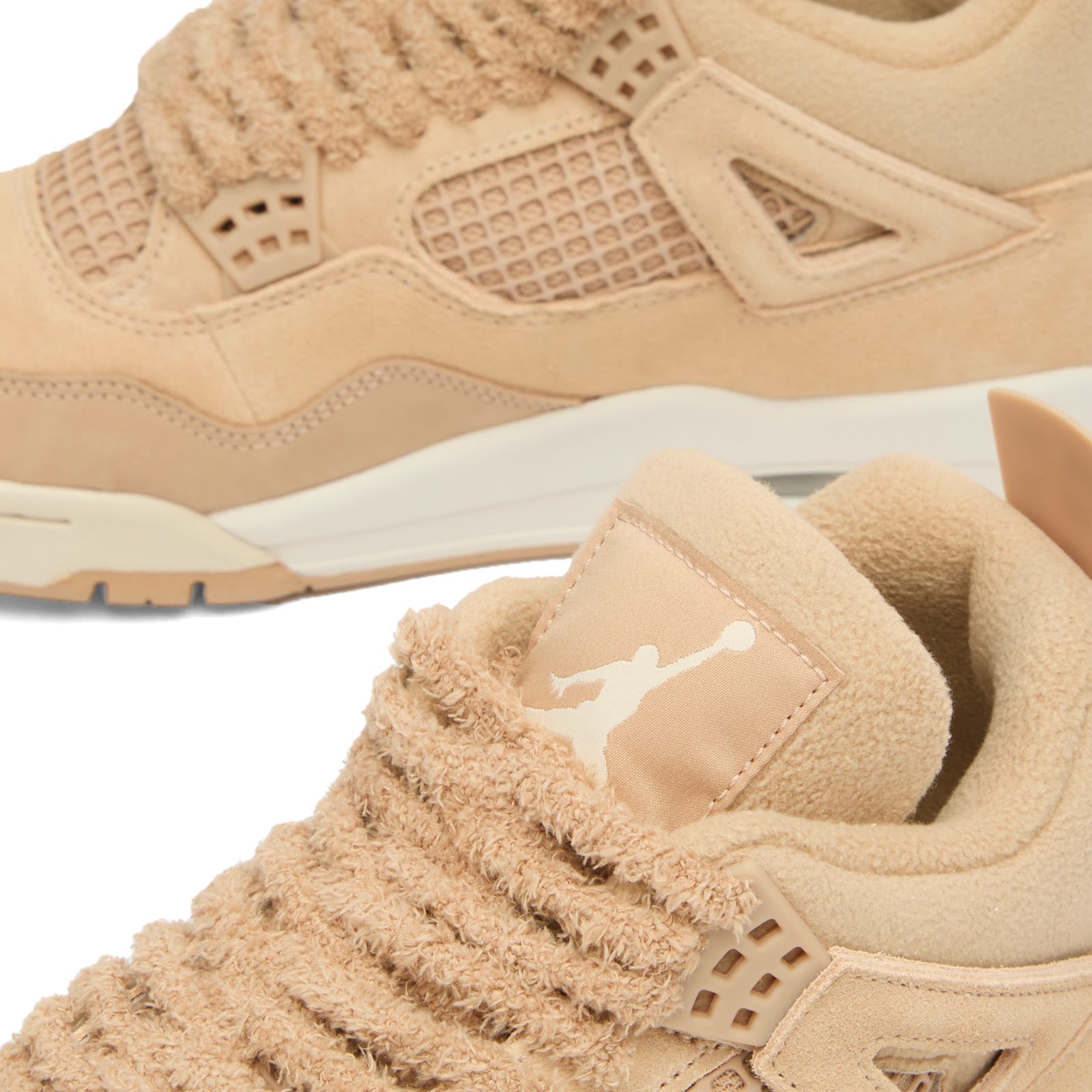 Women's 4 Retro W Sneaker Hemp/Light Orewood Brown