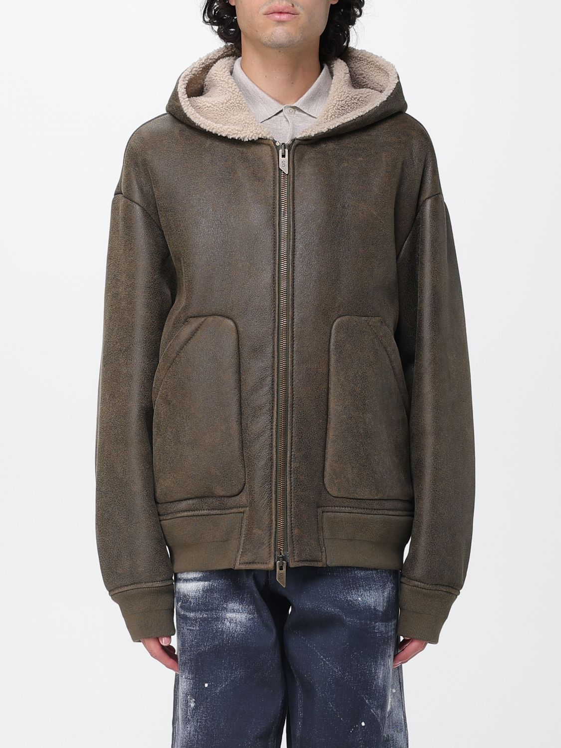 Jacket Men color Military