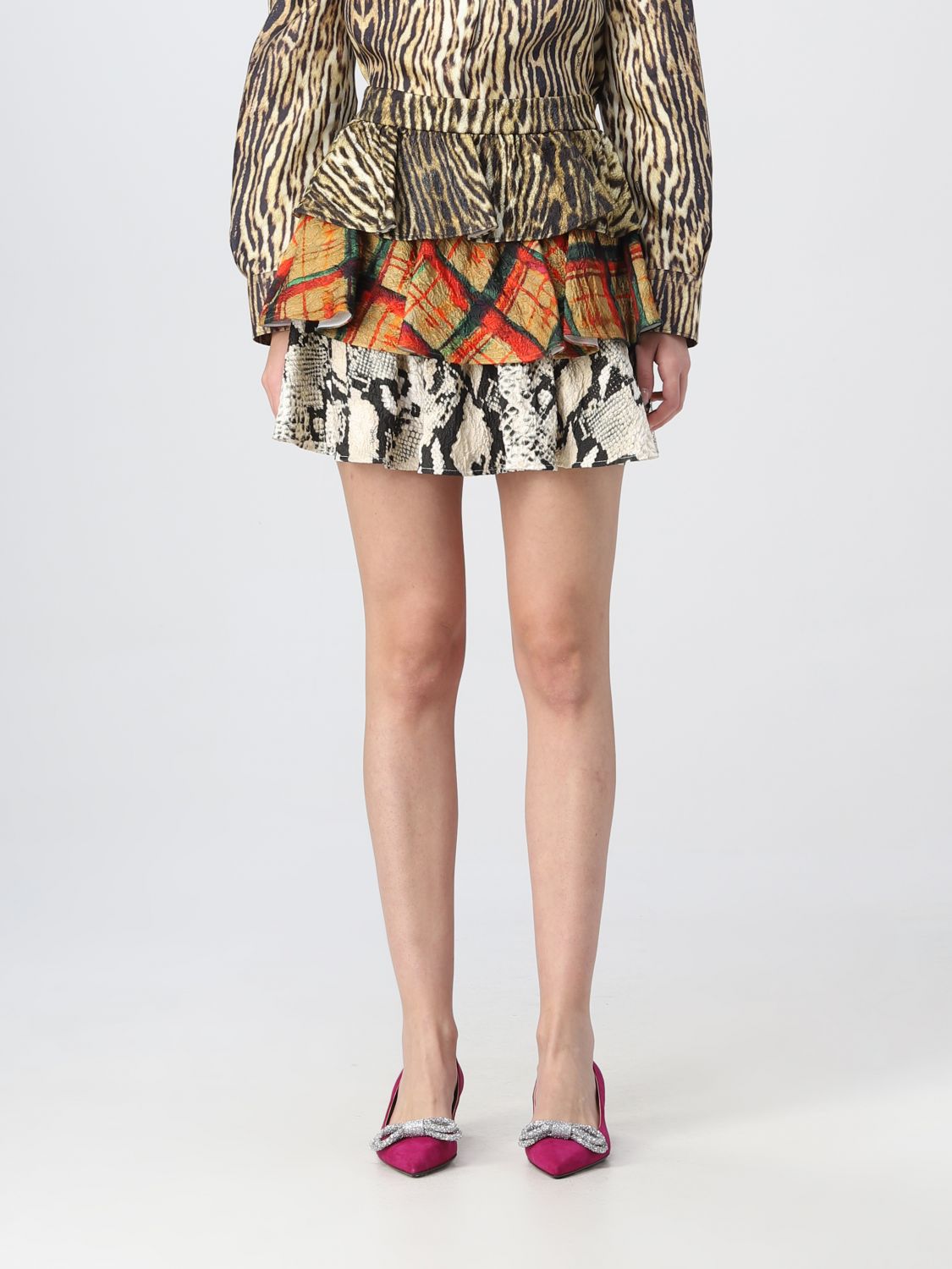 Skirt Woman color Multicolor