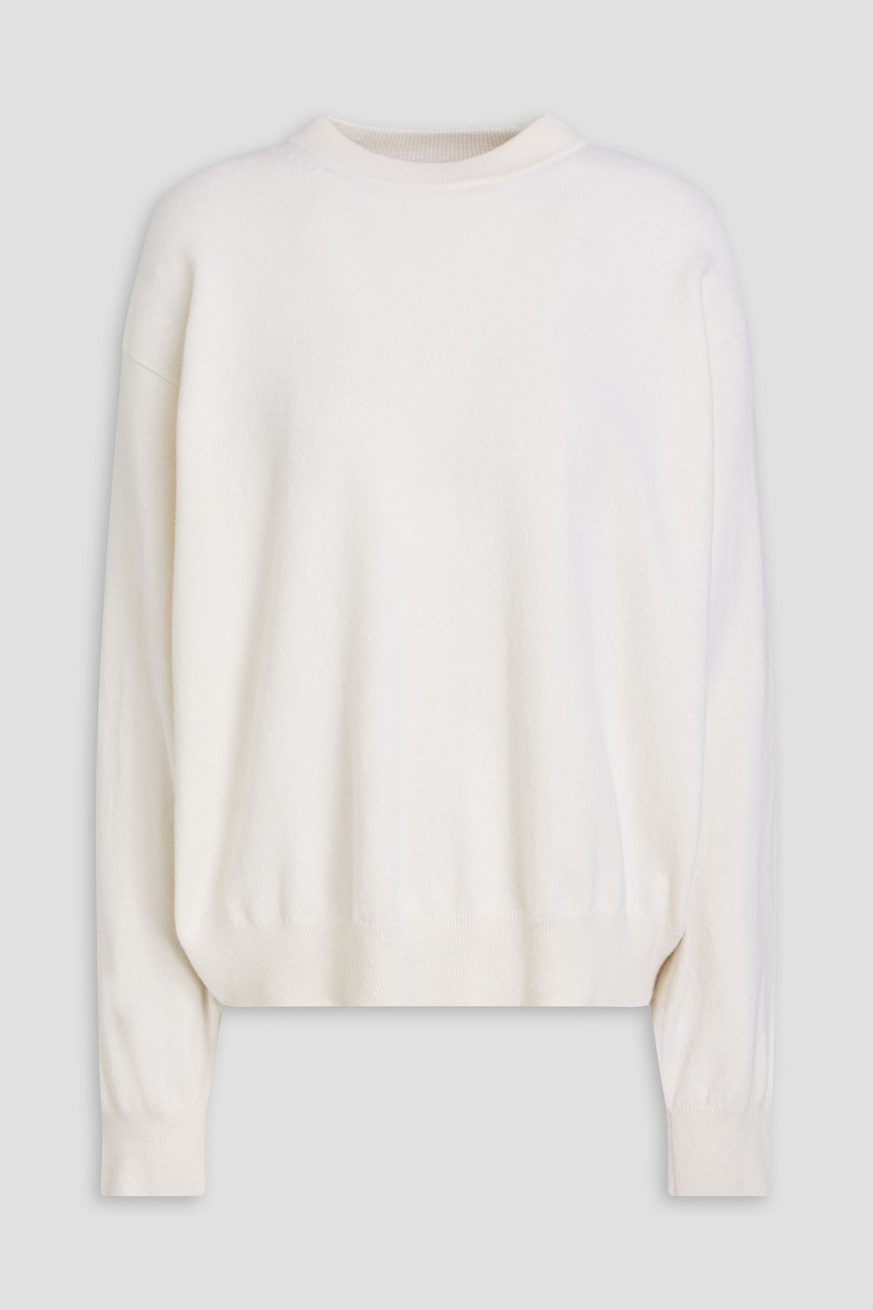 Merino wool-blend sweater - White - S