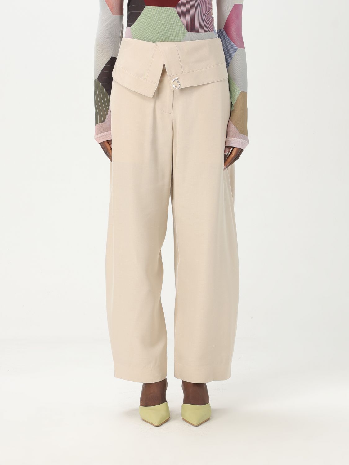Pants JW ANDERSON Woman color Beige