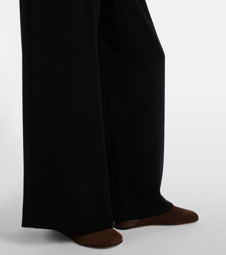 Donata satin wide-leg pants
