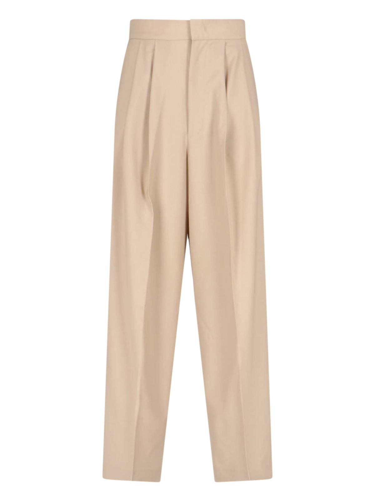 Women's Light & Natural 100% Wool Trousers