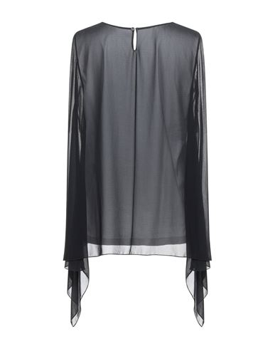 Woman Top Black Size 6 Polyester, Cotton, Elastane