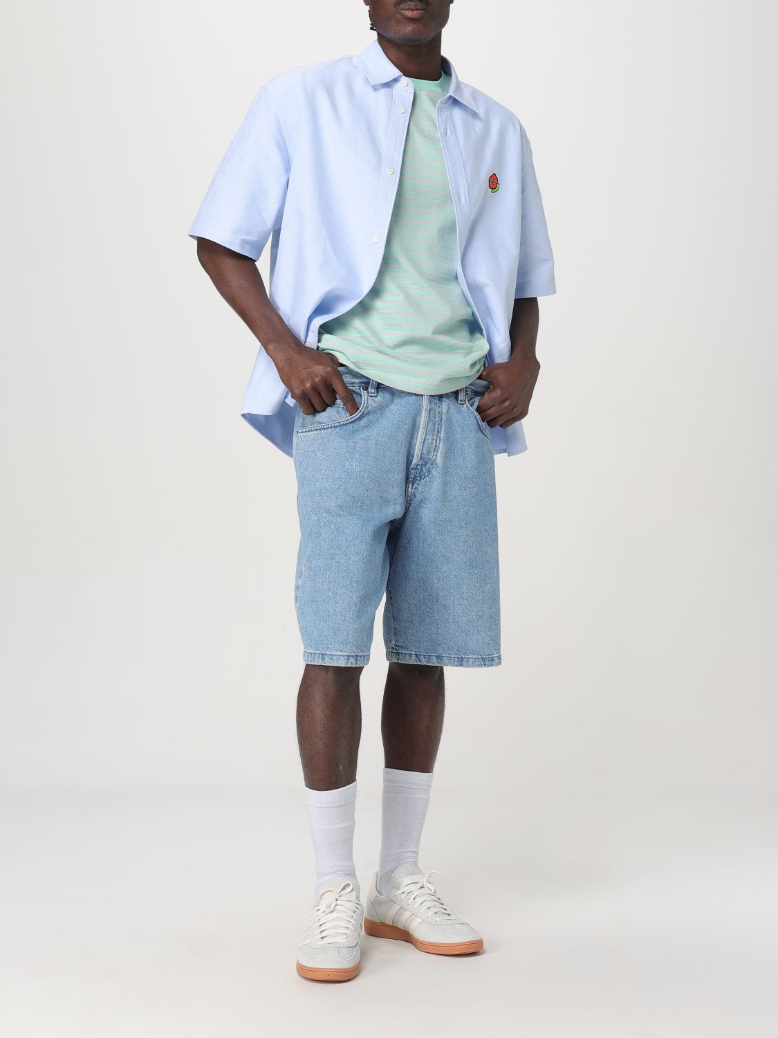 Boke Flower shirt - Blue