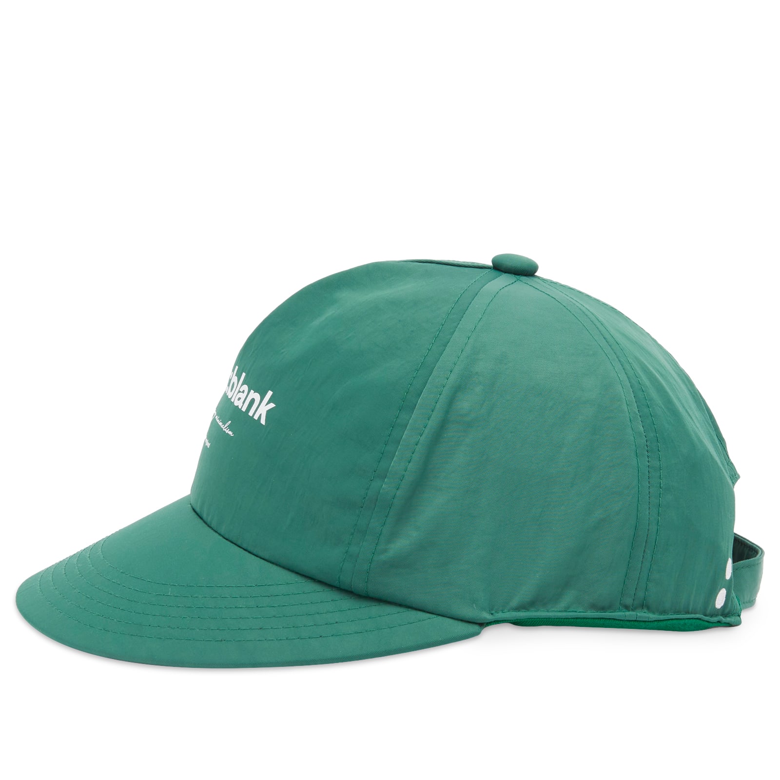 Men's Box Logo Cap in Epsom Green/Ecru