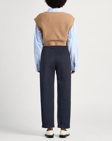 Woman Pants Midnight blue Size 2 Cotton, Lyocell, Elastane