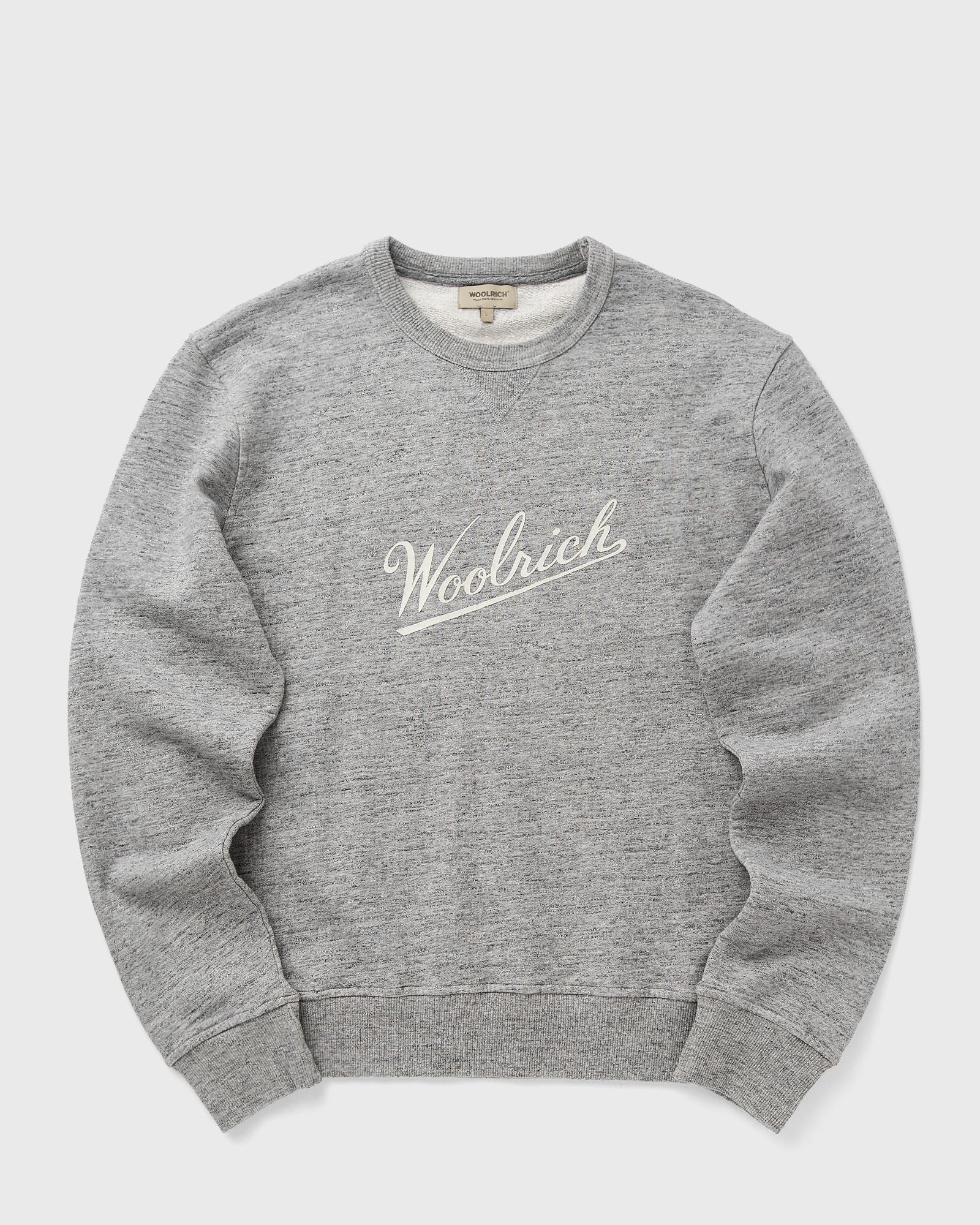 MOULINE CREWNECK grey male Sweatshirts now available at BSTN