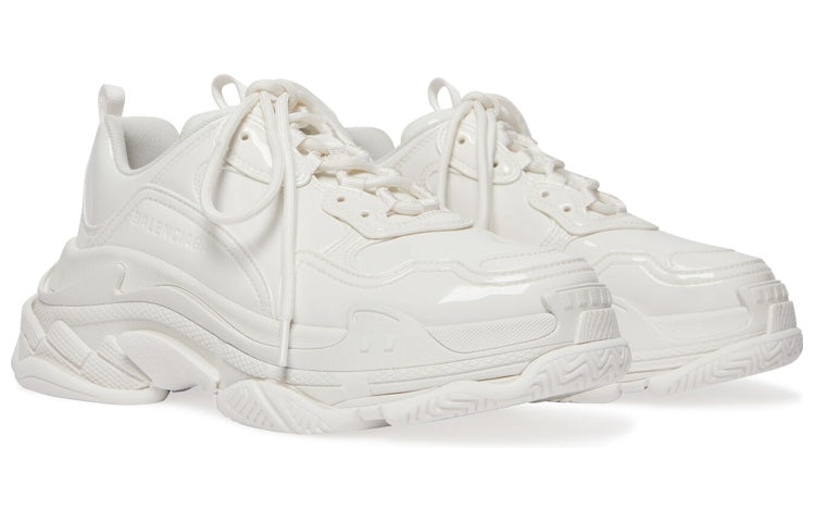 (WMNS) Triple S Sneakers 'White Rubber'