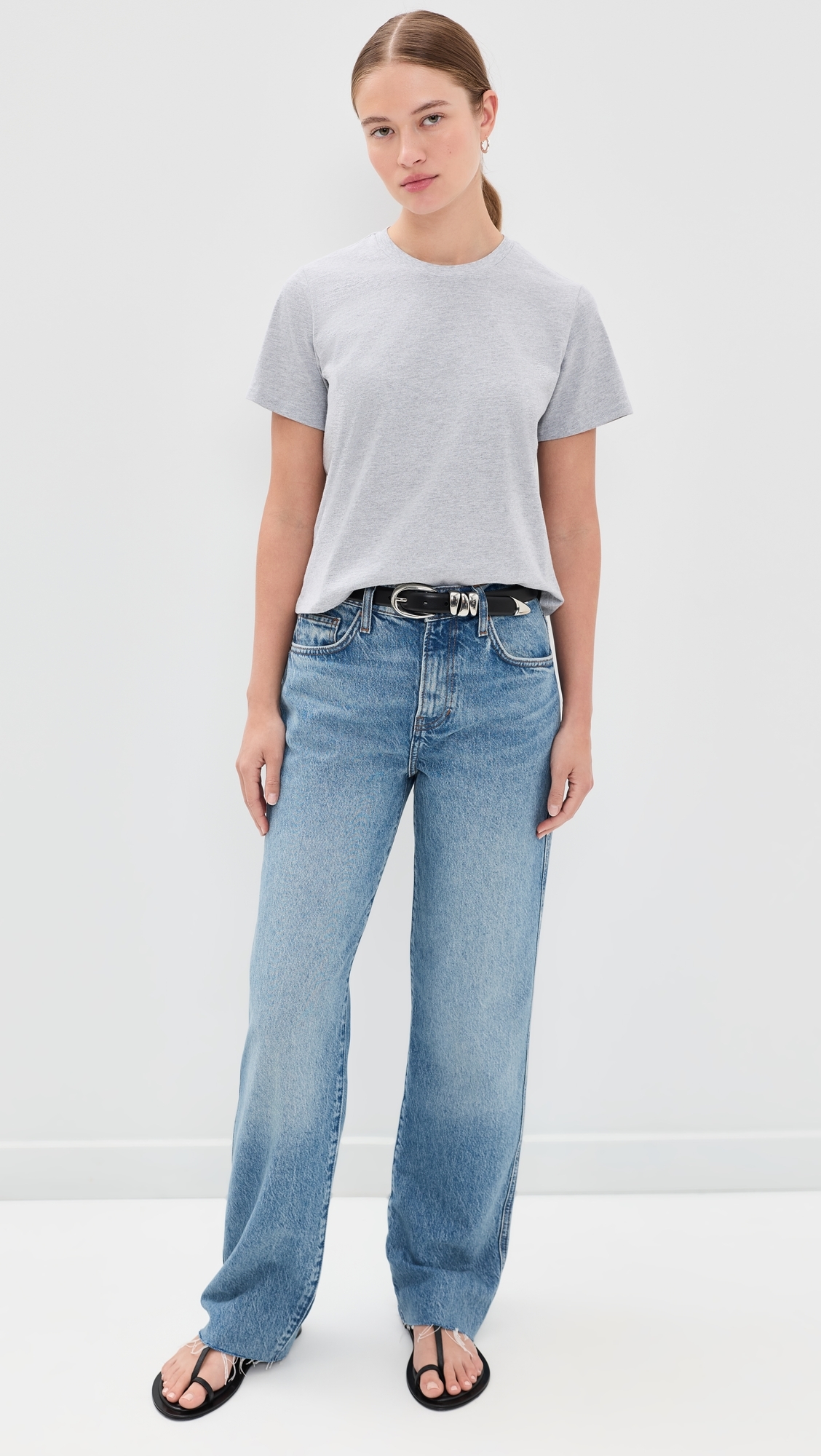 Hunter Top Light Heather Grey