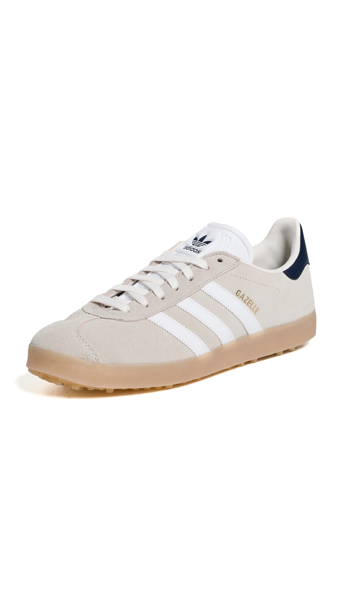 Gazelle Spikeless Golf Shoes Chalk White/White/Night Indigo