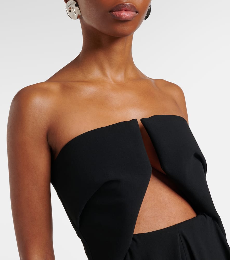 Amphora Prong wool grain de poudre gown