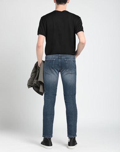 Man Jeans Blue Size 31 Cotton, Elastane