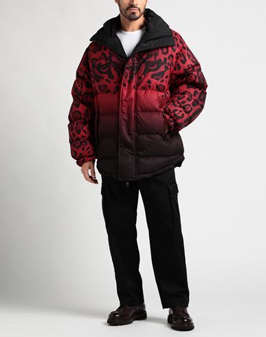 Man Puffer Red Size 40 Polyester, Polyurethane