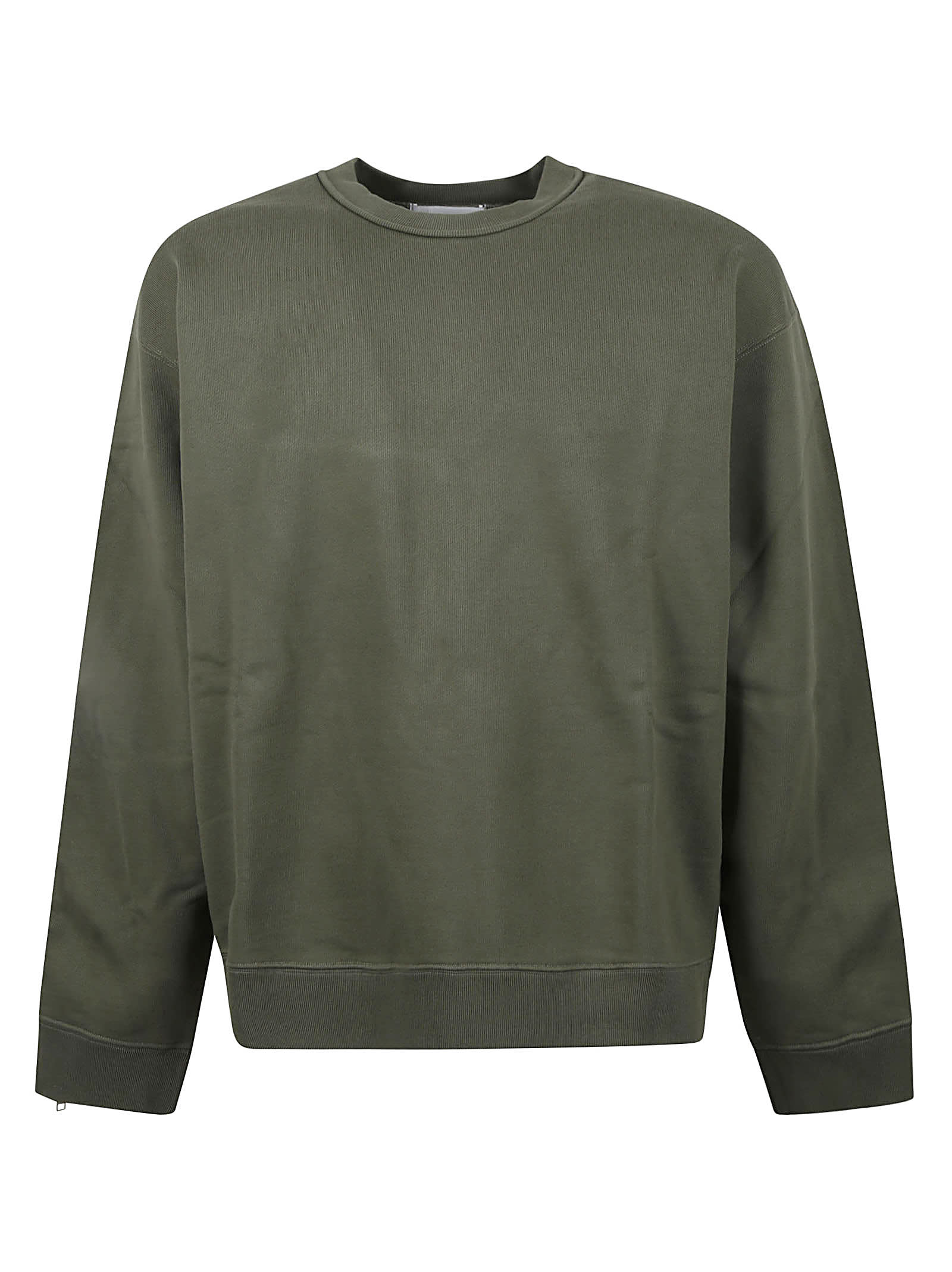 Logo-print sleeve sweatshirt - Green