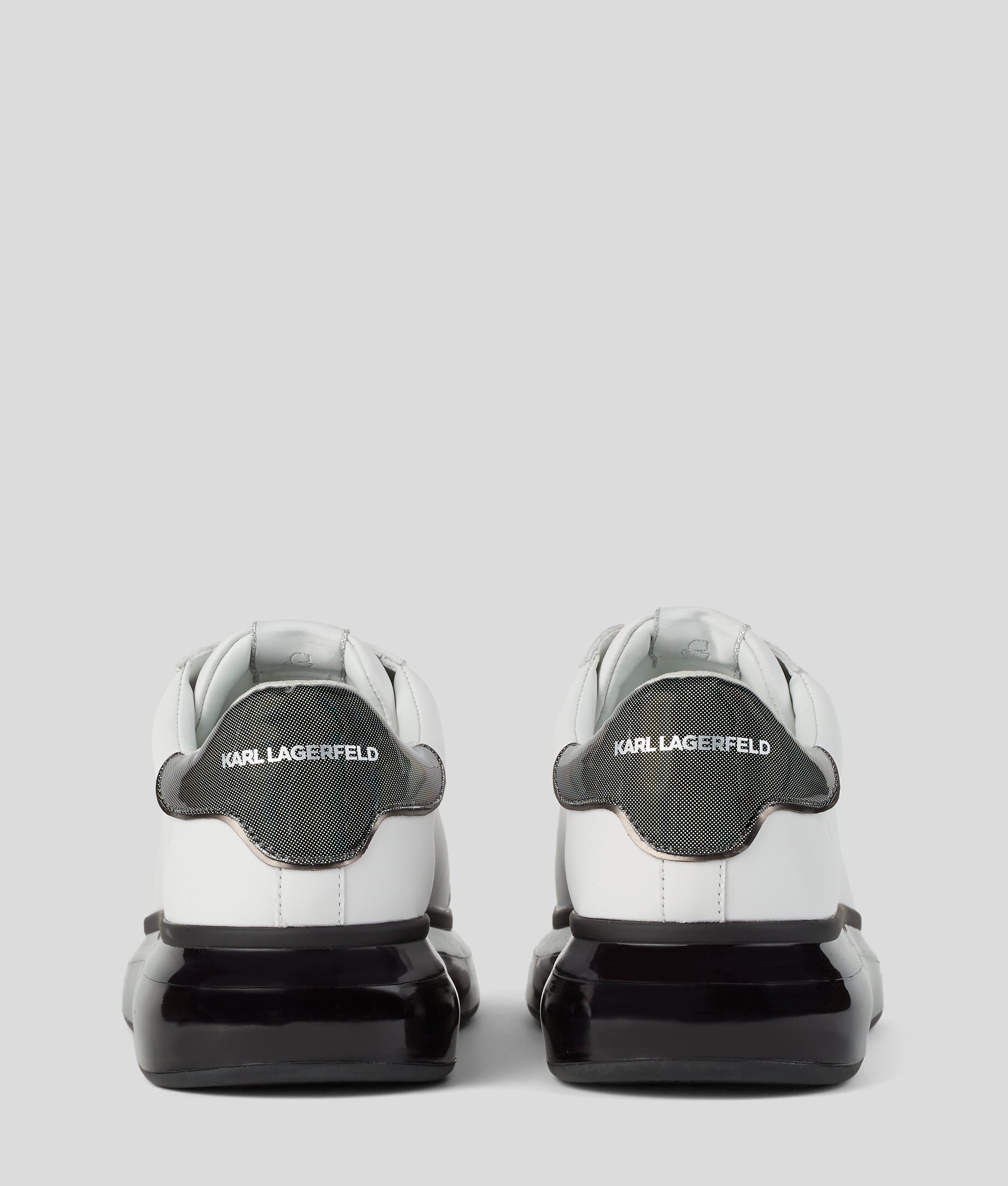 Karl Lagerfeld - Kapri Kushion Niedriger Schnürschuh, Herren, Weiss/schwarz, Größe