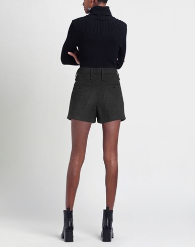 Woman Shorts & Bermuda Shorts Charcoal Size S Wool, Polyamide