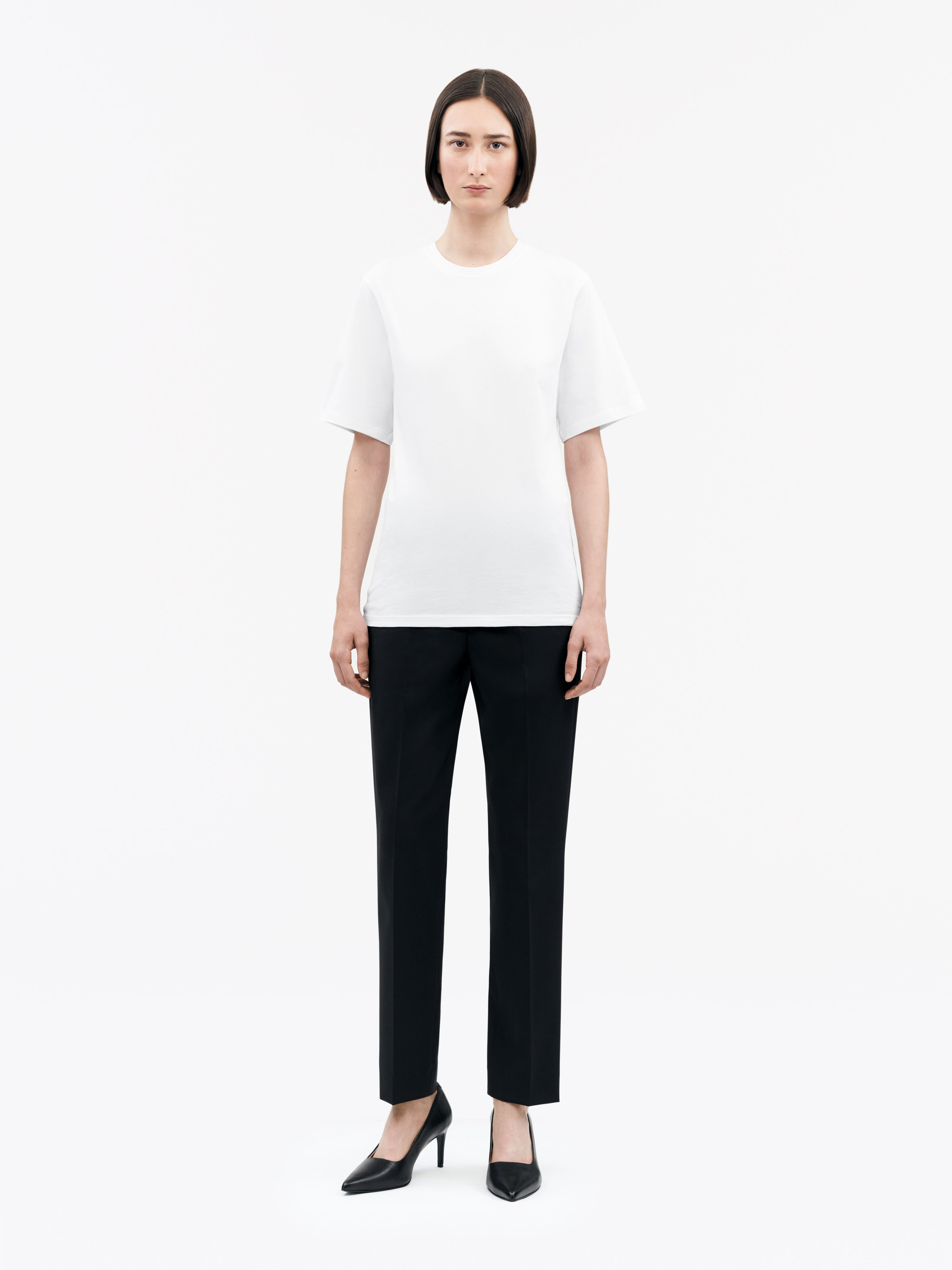 Lori Round-Neck Cotton T-Shirt