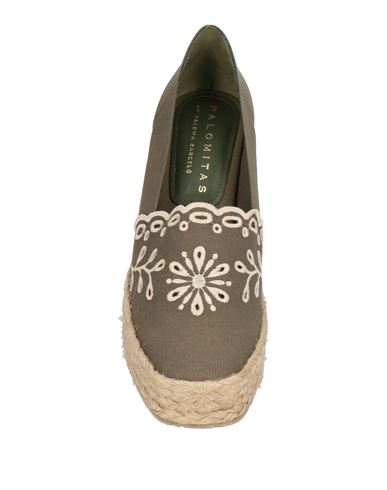 Palomitas By Paloma Barceló Woman Espadrilles Military green Size 10 Textile fibers