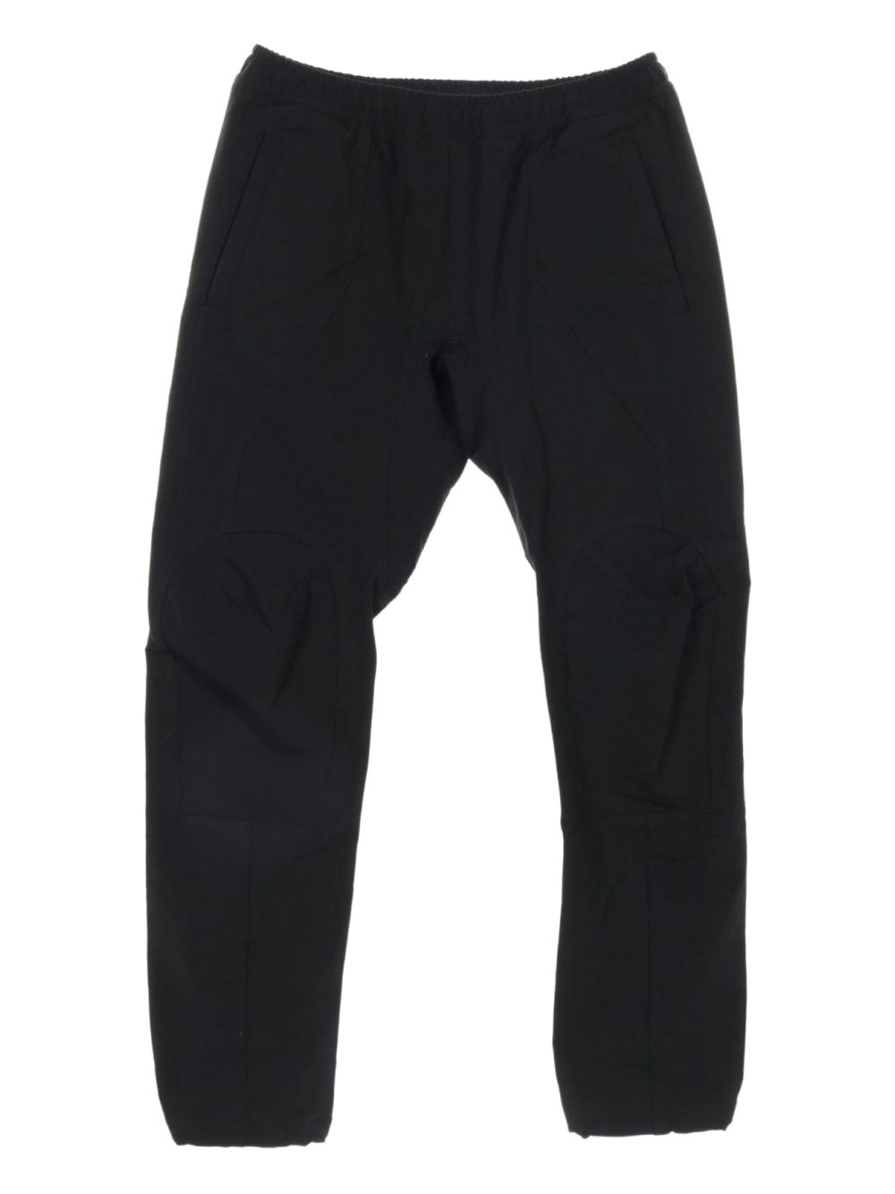 2010s panelled sweatpants - Black