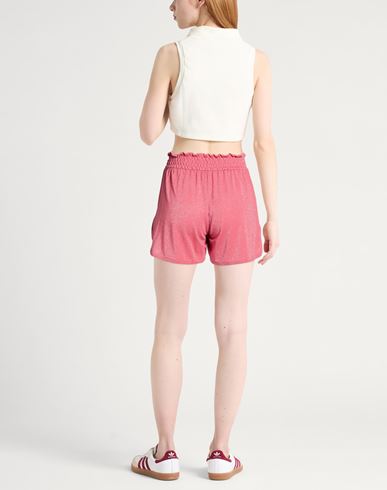 Momoní Woman Shorts & Bermuda Shorts Coral Size 4 Viscose, Polyamide, Polyester, Elastane