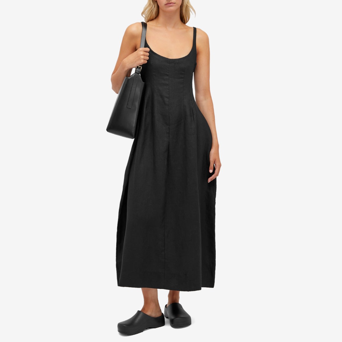 Women's Sanne Midi Dress in Black