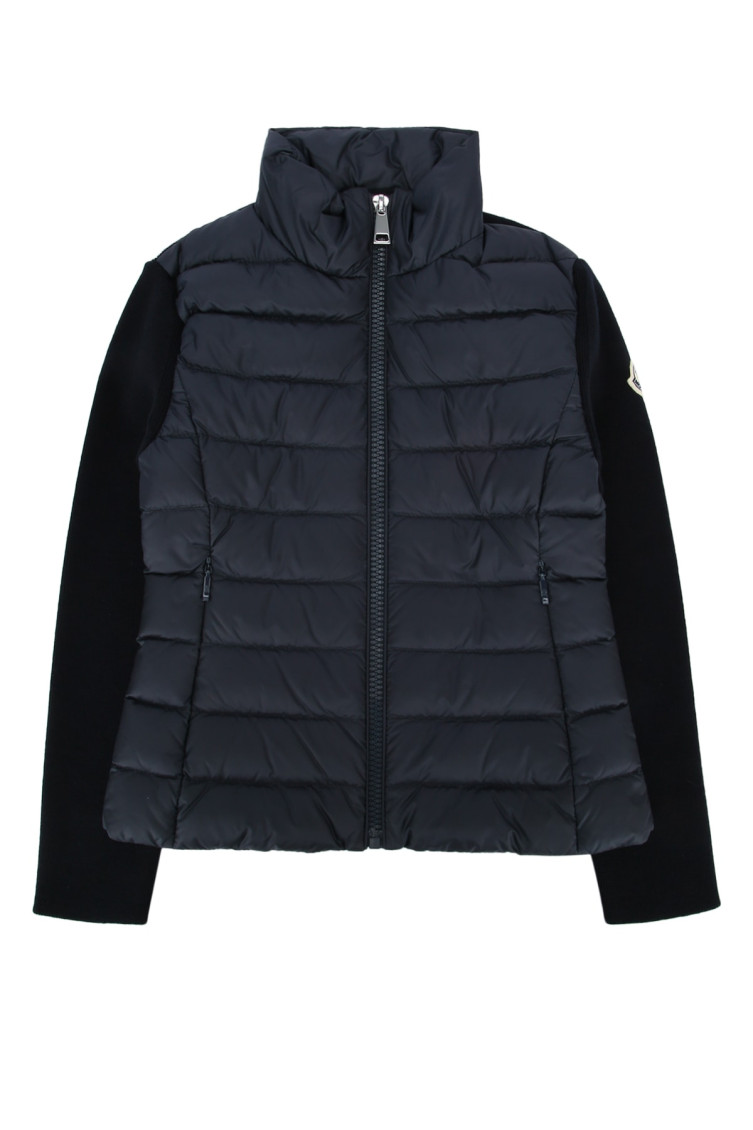 Kids Navy Blue Quilted Jacket