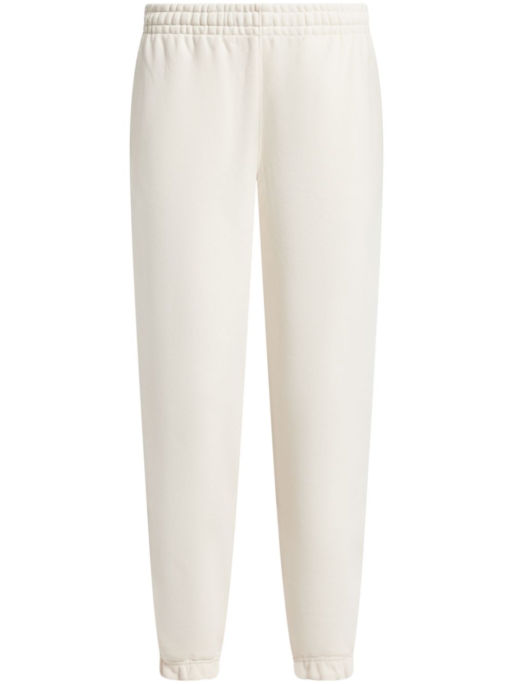 Embroidered track pants - White