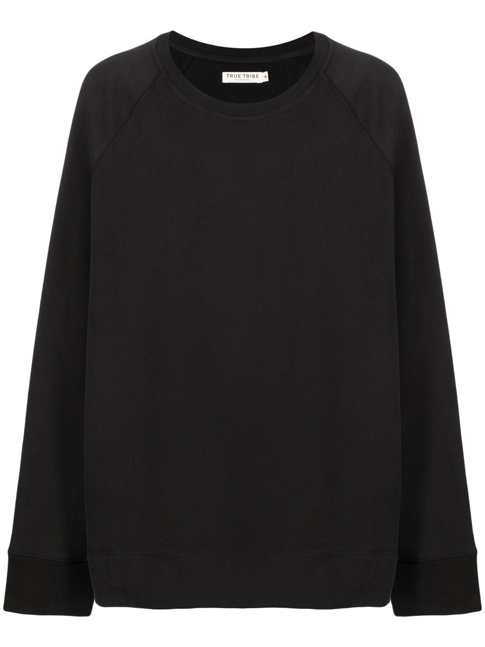 Round-neck sweatshirt - Black