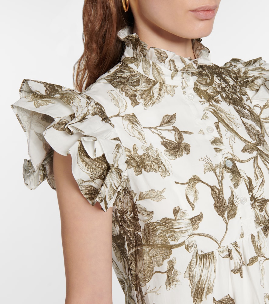 Erdem Pomona printed cotton minidress