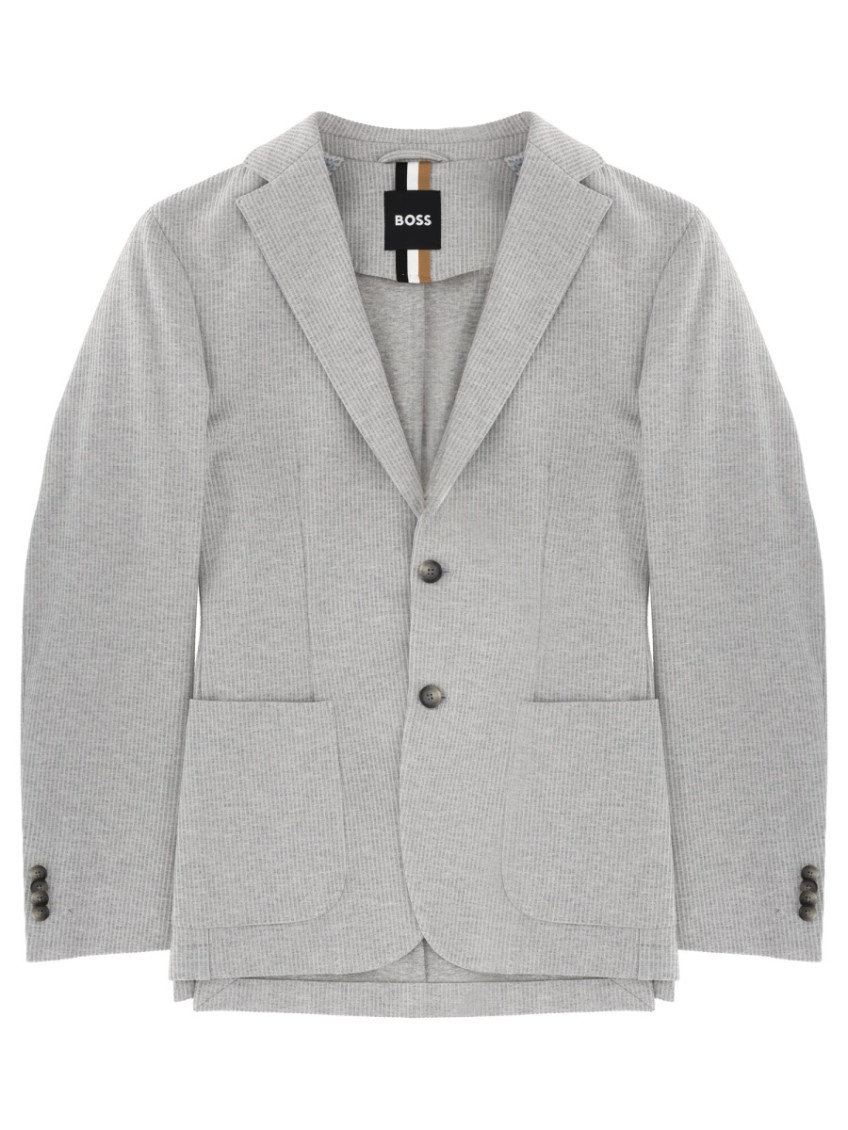 Boss - tailored jacket notch lapel front pocket